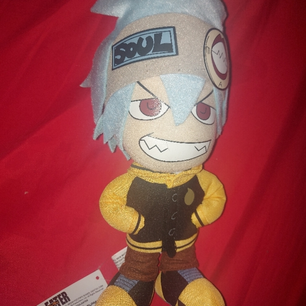 Soul Eater Plush Toy with Blue Hair